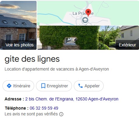 contact gite des lignes